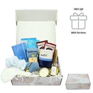 Blissful Indulgence Gift Box Grateful Mug Set Self Care Valentines Pamper Her